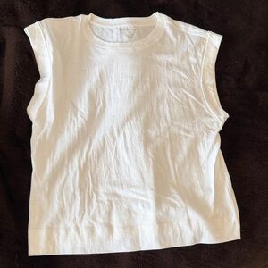 Banana Republic White Sleeveless Top